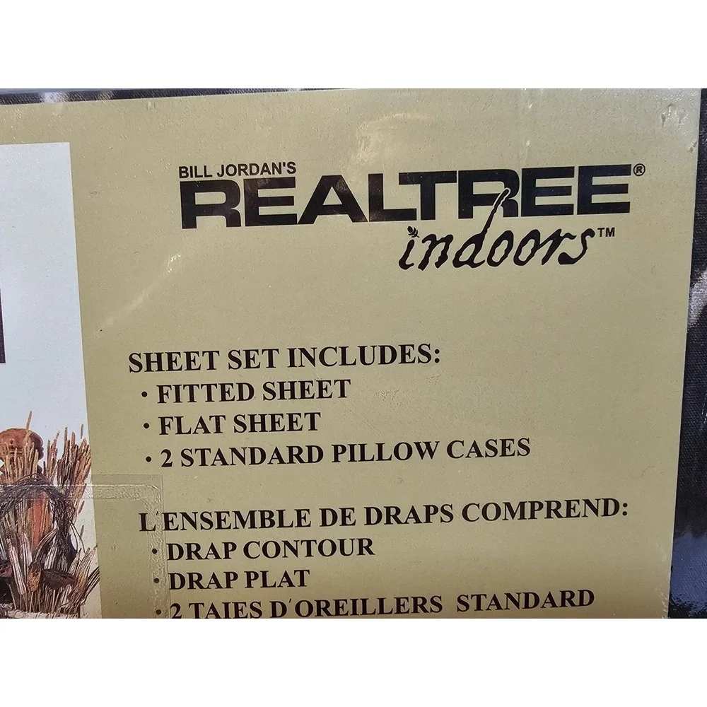 Realtree Max-4 Camo Bedding Queen Sheet Set Rustic Hunting Cabin Farmhouse 4pc
